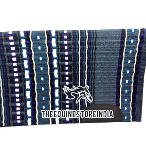 Western Show Saddle Pads - Handmade Show Pads - Wool Pads