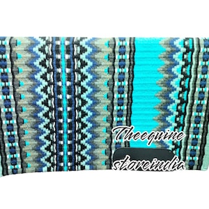 Western Show Saddle Pads - Handmade Show Pads - Wool Pads