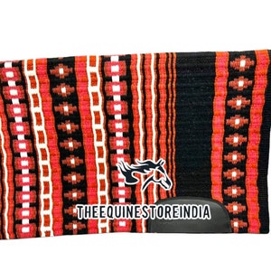 Western Show Saddle Pads - Handmade Show Pads - Wool Pads