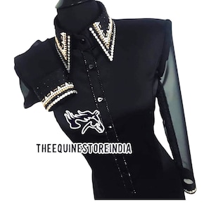 Western Show shirt, Rail shirt , Showmanship Shirt, Show Shirts