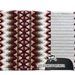 Western Show Saddle Pads - Handmade Show Pads - Wool Pads
