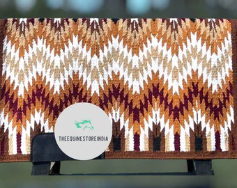 Western Show Ranch Pads - Handmade Ranch Pads - Wool Pads - Solid Custom pads - Ranch Pads - show pads