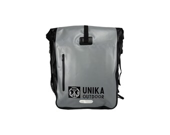 UNIKA Gray Waterproof 35L, Roll Top Closure Dry Backpack for Kayak, Outdoors, Boating, Sailing, Rafting, Fishing and Camping.