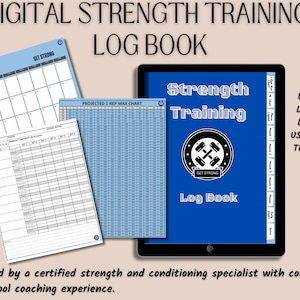 Digital workout planner, Fitness planner, GoodNotes fitness planner, Workout journal, Hyperlinked planner, iPad workout planner