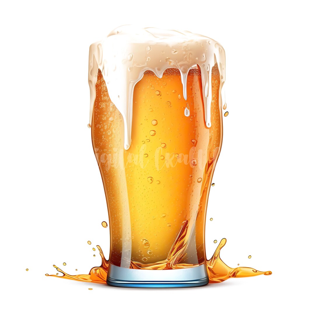 Cold Beer Clipart 10 High Quality Jpgs Digital Download Card Making