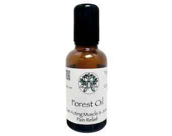 Forest Oil 30ml (Large) All-natural topical pain relief for muscle, joint, arthritis, and injury pain.