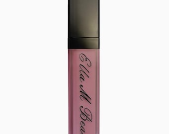 Light up lipgloss with mirror in shade  "Rose Kisses" -  Pink