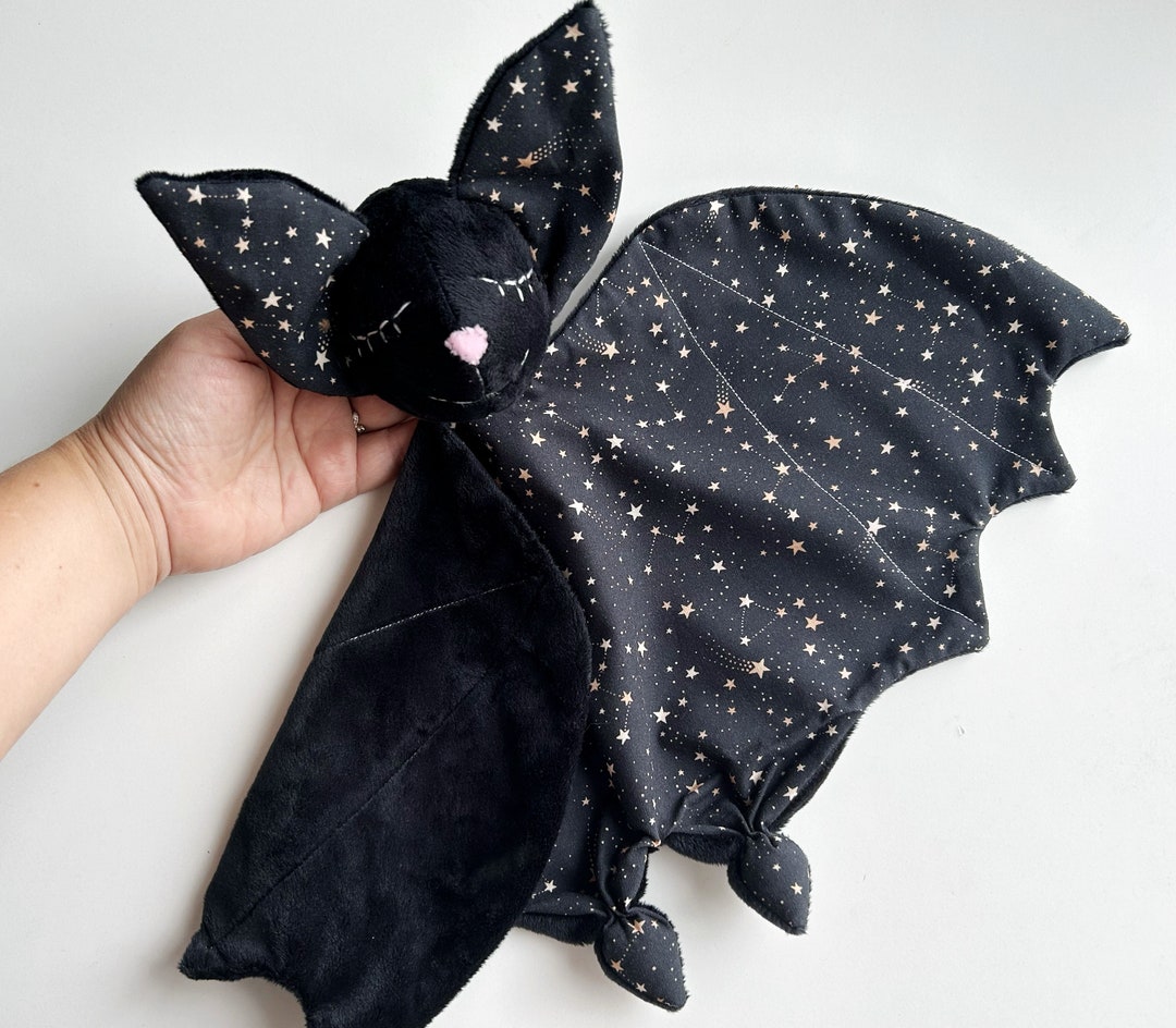 Personolized Bat Lovey Blanket, Baby Bat Plush Etsy