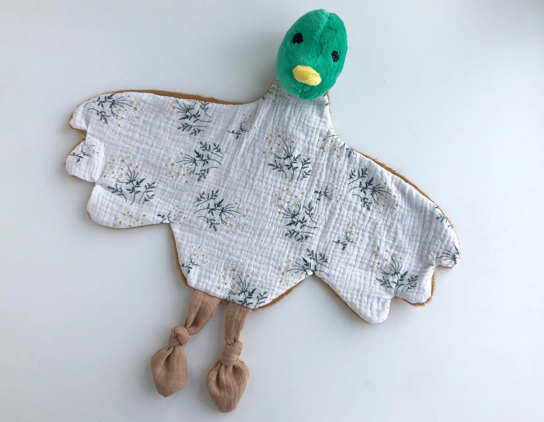 Baby Lovey Duck Lovey Muslin Lovey Blanket Duck Hunting Etsy