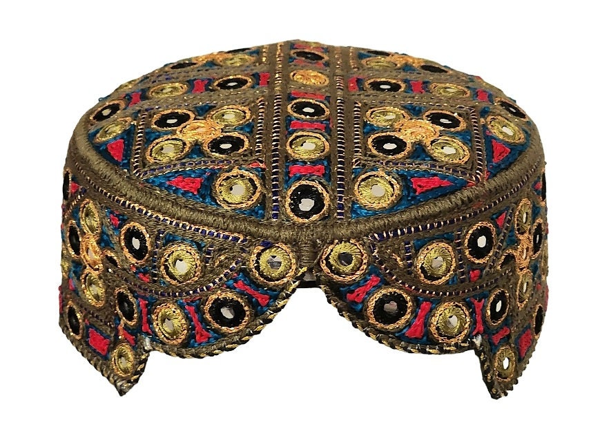 Embroidered Pashtoon Balochi Cap, Traditional Men's Hat (22 Inch) - Etsy
