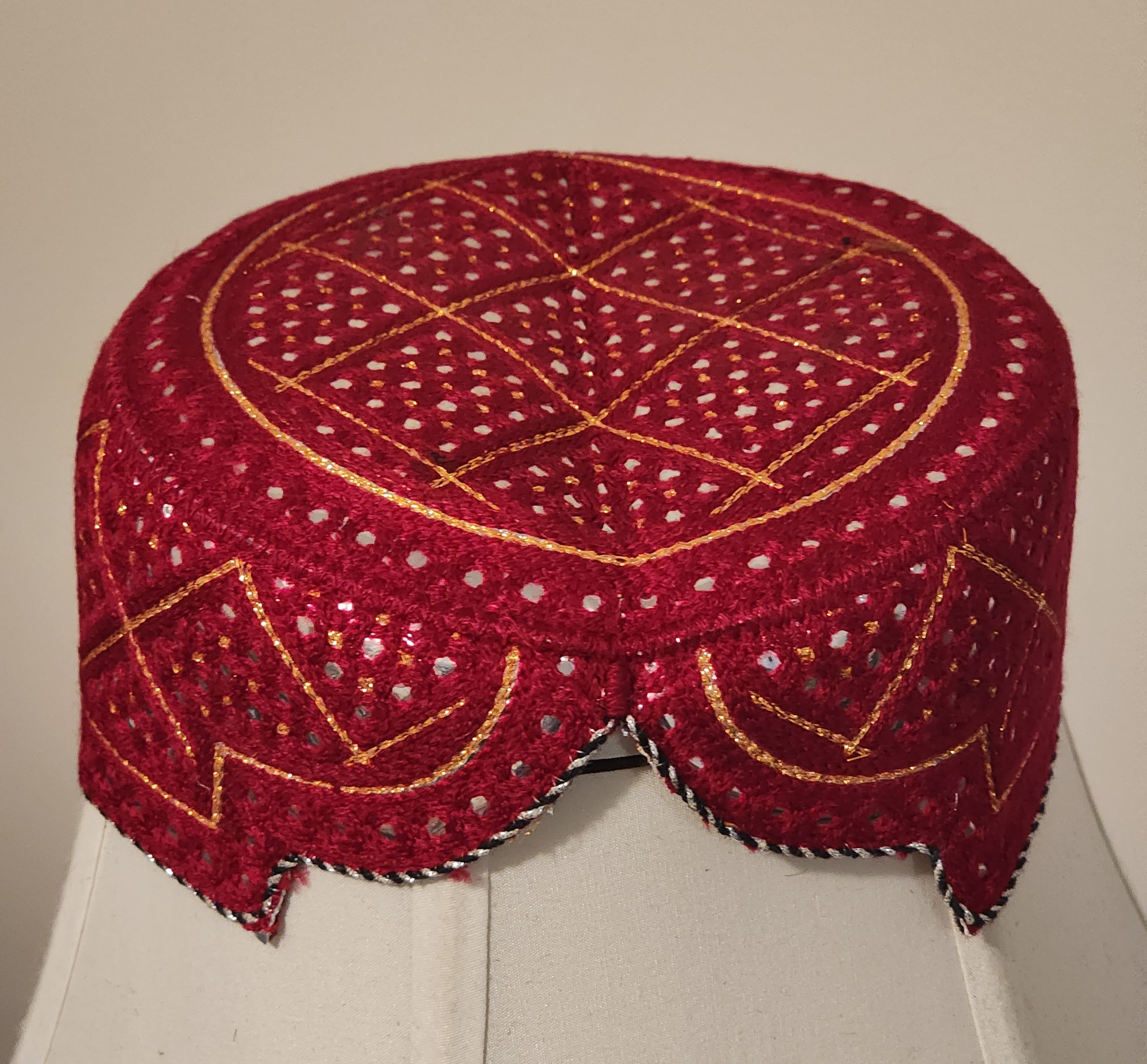Traditional Embroided Sindhi/balochi/qandahari Cap for Men. Size 21 ...