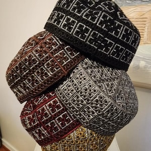 Traditional embroided round cap for Men. Size 22 inches round. Free shipping all U.S