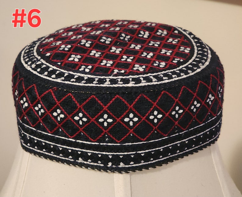 Embroidered Round Cap for Men/women (size 22 & 22.5 Inches) - Etsy