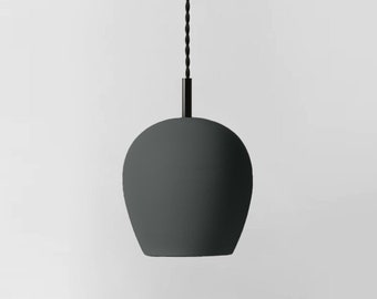 Round Tulipano Pendant Light Fixture - Shadow