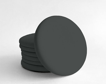 Ceramic Light Fixture Colour Sample | Shadow Charcoal Gray