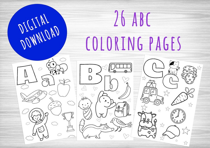 Alphabet Coloring Pages Preschool - Il 794xN.4659874189 Yb0c 