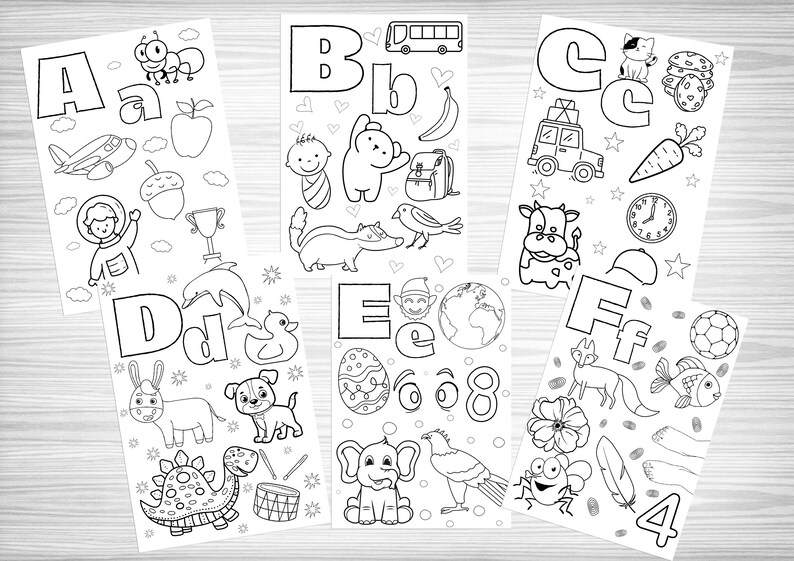 Alphabet Coloring Pages Preschool - Il 794xN.4659874245 B6f5 