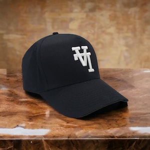 Upside down LA Los Angeles  hat SnapBack  embroidered foam