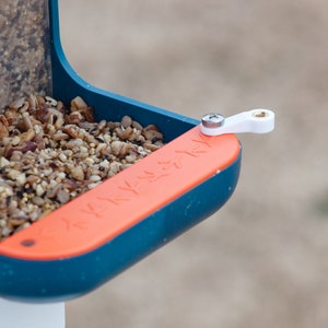 Standoff arm for Bird Buddy suet holder or accessories - with stainless steel screws - Bird Buddy bird feeder and suet cup not included