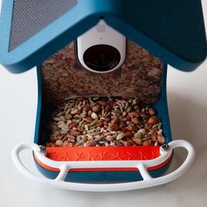 Deluxe Perch add-on for Bird Buddy - Rounded design, 3D printed add on, with stainless steel screws - does not include Bird Buddy