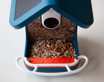 Accesorio Deluxe Perch para Bird Buddy - Diseño redondeado, accesorio impreso en 3D, con tornillos de acero inoxidable - No es compatible con Bird Buddy 2