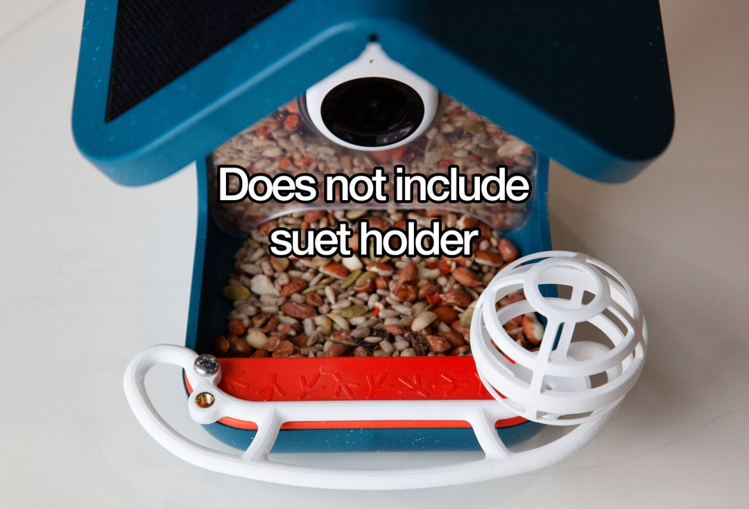 Deluxe Perch Addon With Screw Mounts for Suet Ball & Bird Buddy Bird