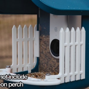 Tall Picket Fence for Bird Buddy bird feeder with stainless steel screws does not include Bird Buddy or add-on perch image 2