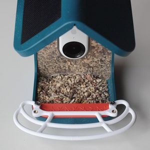 Deluxe Double Perch add-on with screw mounts for suet ball & Bird Buddy bird feeder does not include suet ball holder or Bird Buddy image 1