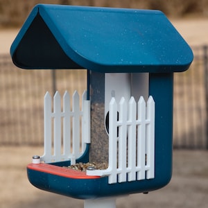 Tall Picket Fence for Bird Buddy bird feeder with stainless steel screws does not include Bird Buddy or add-on perch image 1