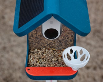 Suet holder cup for Bird Buddy bird feeder - with stainless steel screw - does not include Bird Buddy, perch, fence or suet