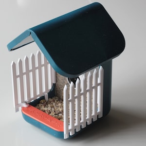 Extra Tall & Extra Wide Picket Fence for Bird Buddy bird feeder - with stainless steel screws - does not include Bird Buddy or add-on perch