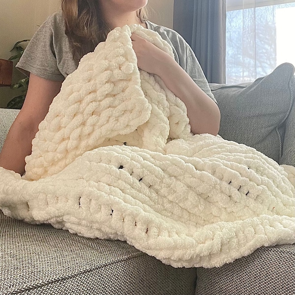 Knit Lap Blanket Etsy