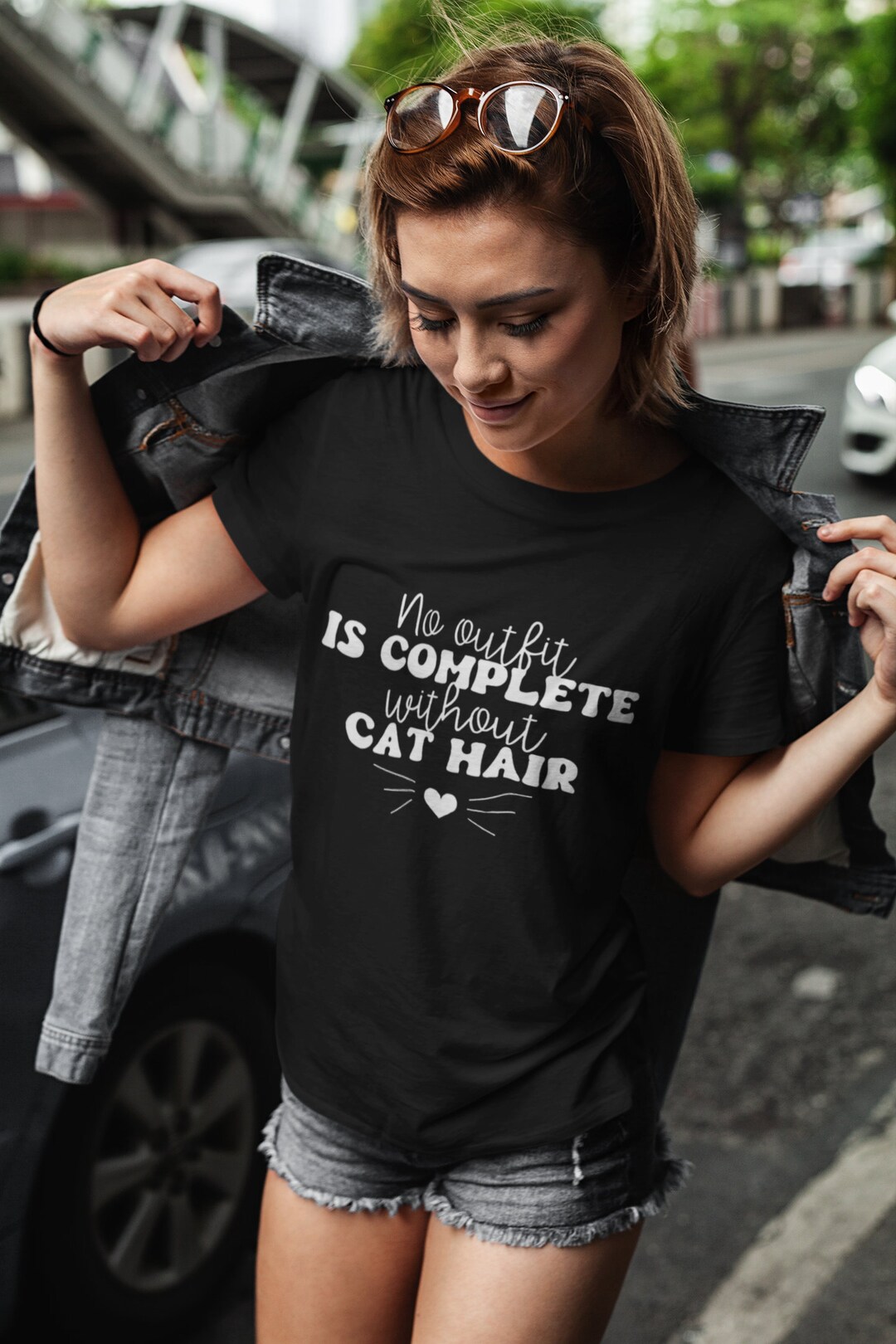 No Outfit is Complete Without Cat Hair T-shirt Cat Owner - Etsy