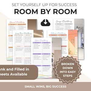 Declutter Planner Printable | Cleaning & Home Organization Binder | Room by Room Checklists | Home Reset System | Mom Life Organizer image 10