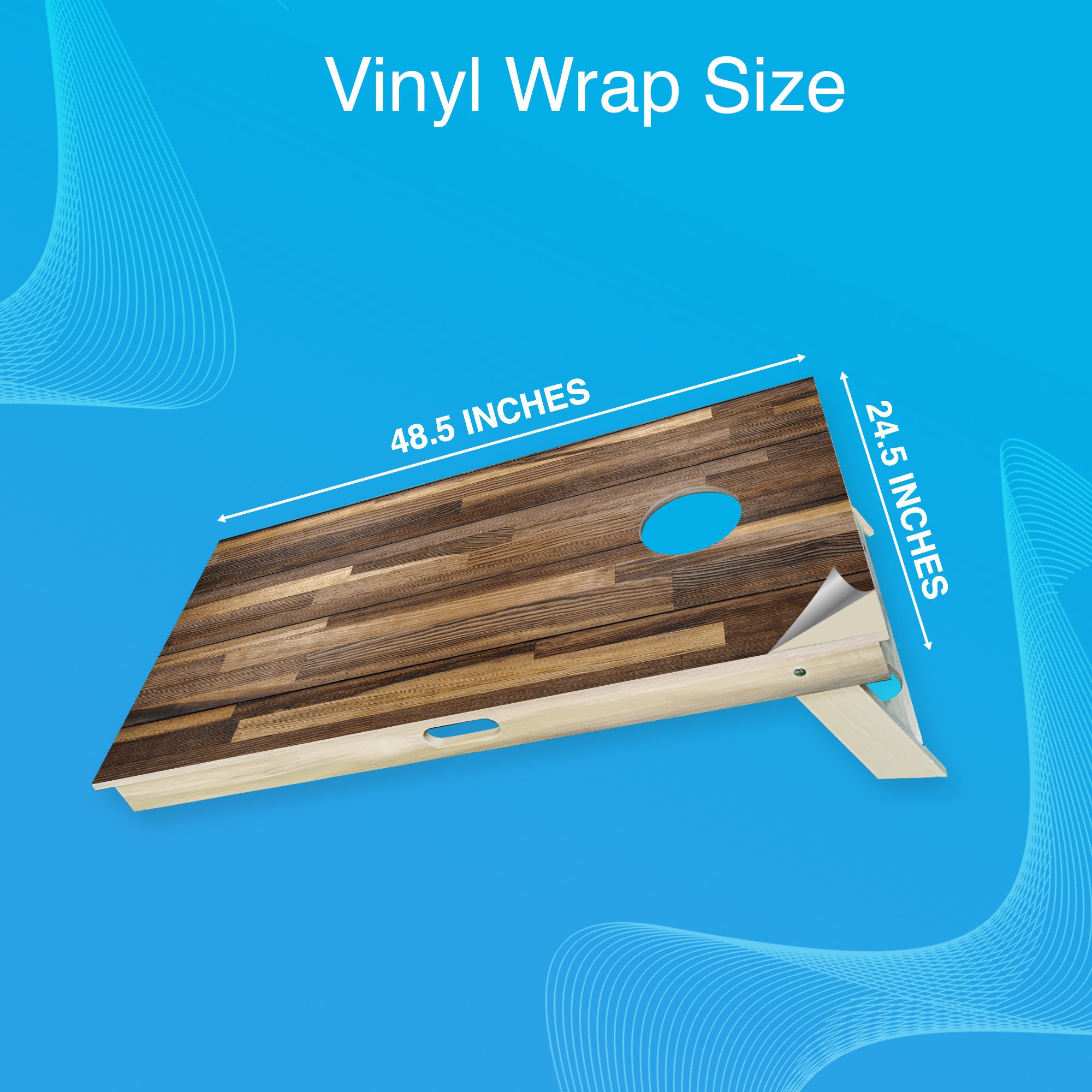 Cornhole Board Vinyl Wrap Animal Collection Decals Wood Grain Etsy