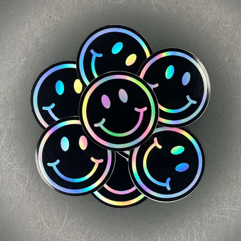 Smiley Stickers - Etsy