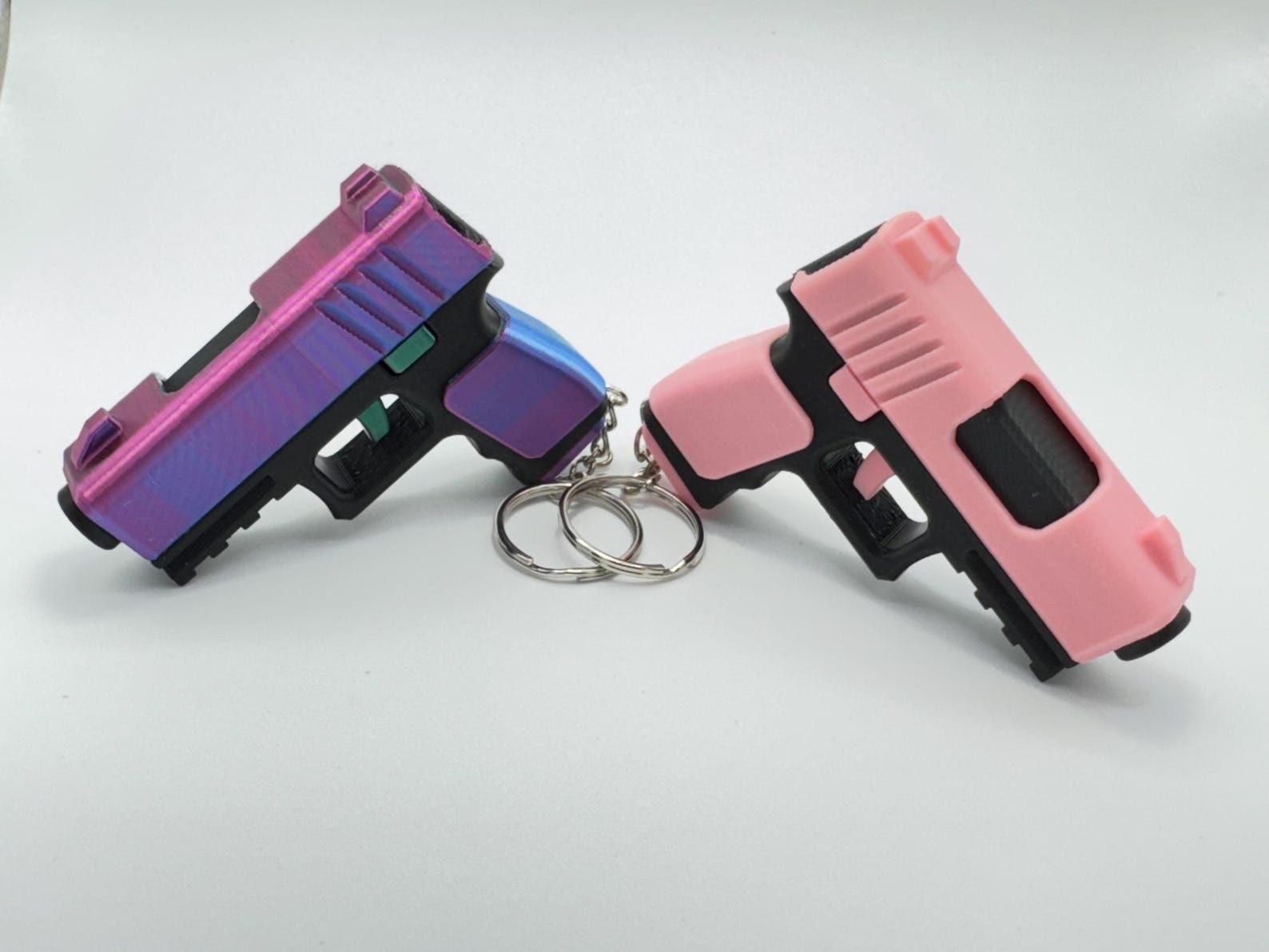 Slide Action Fidget Keychain, Gun Fidget, Pistol Fidget, 3D Printed Gun ...