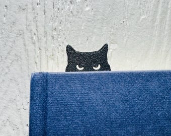 Cat Peeker Bookmark, 3D Printed Bookmarks, Book Accessory, Gift for cat enthusiast, Gift for him, Gift for her, cat bookmark