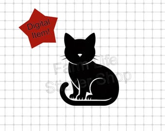 Cat Silhouette PNG, Cat png, png image, svg cat, svg designs, cat png, cat svg, cat digital download, cat files, svg images