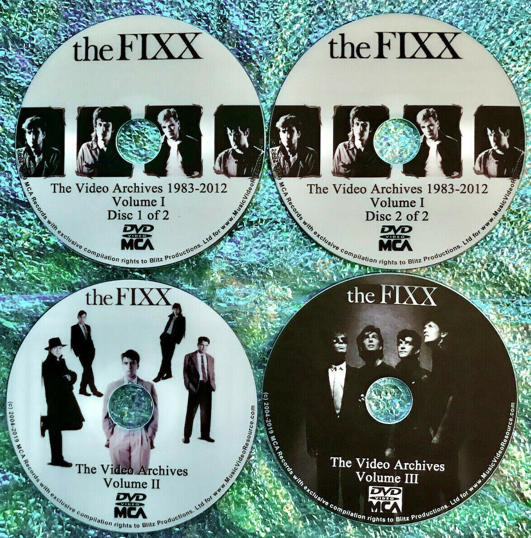 New the Fixx Video Archives Live Concerts Documentaries 1982 Etsy
