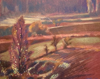 Small autumnal pastel sketch.