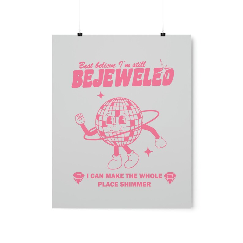 Bejeweled Poster, Retro, Vintage Aesthetic, Swiftie, Wall Art, Preppy Wall Art, Dorm Room Decor, Swiftie Merch, Swiftie Gift, All Too Well image 9