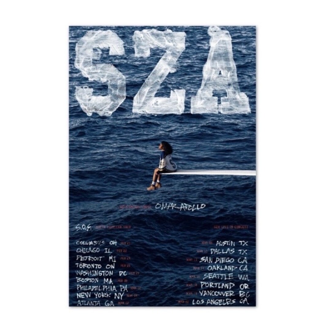 SZA Poster Limited Edition Print R&B Poster Multiple Sizes - Etsy UK