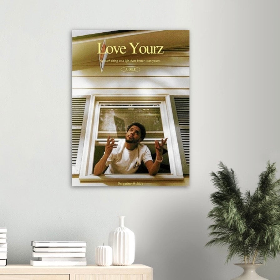 J Cole Love Yourz Poster Limited Edition Print Hiphop Etsy UK