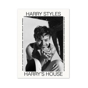 Harry Styles poster - Limited Edition Print - Pop music Poster - Multiple Sizes