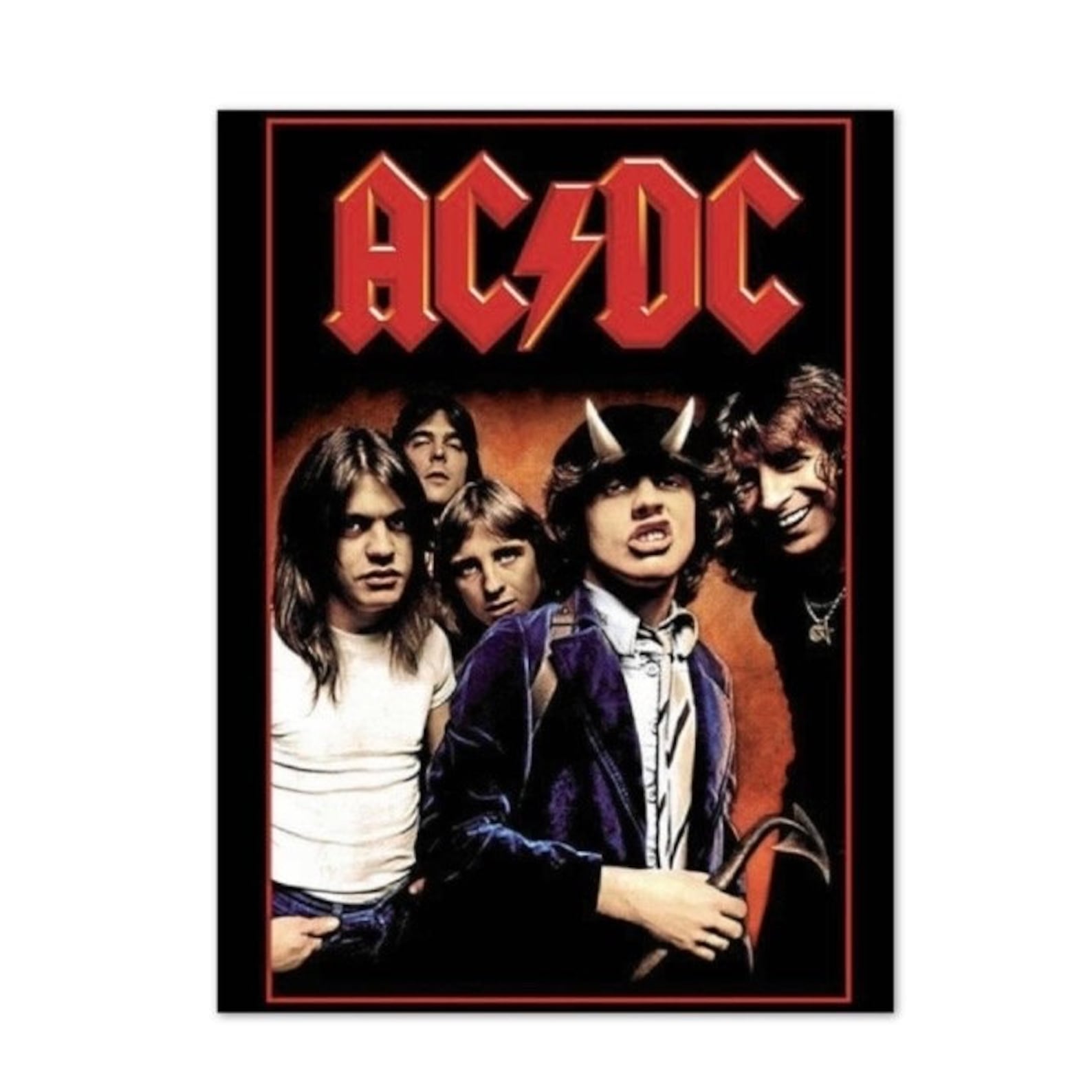 AC/DC Poster Limited Edition Print 80s Rock Poster - Etsy