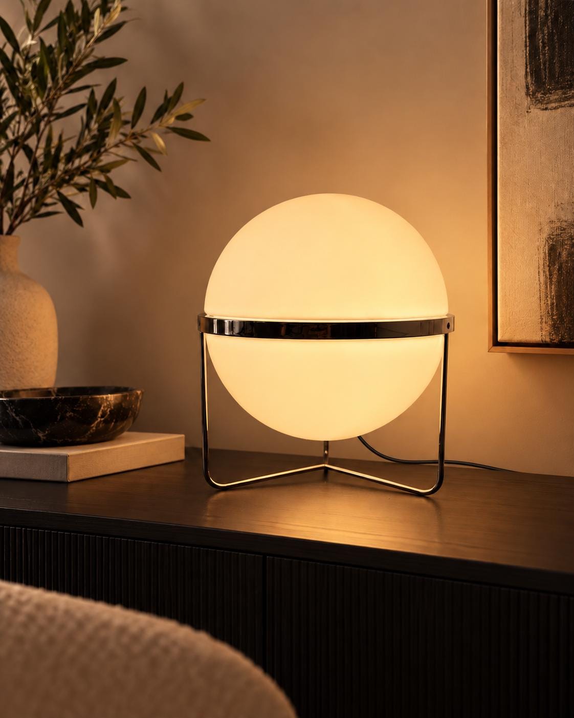 Space Age Globe Lamp - Etsy