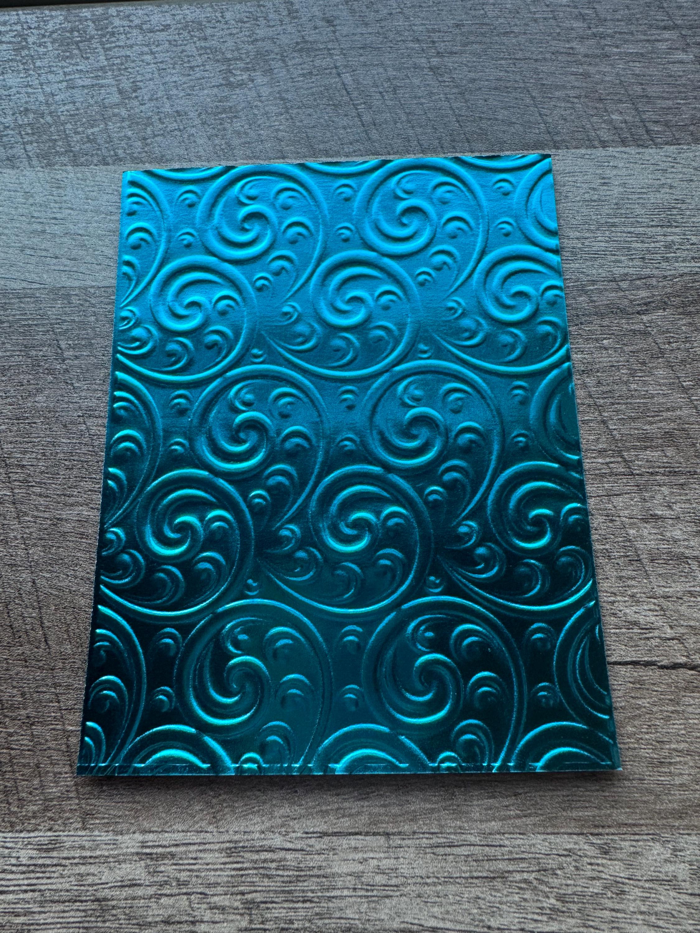 Whimsical Embossed Foil Cardstock Perfect for Scrapbooking, Card Making ...