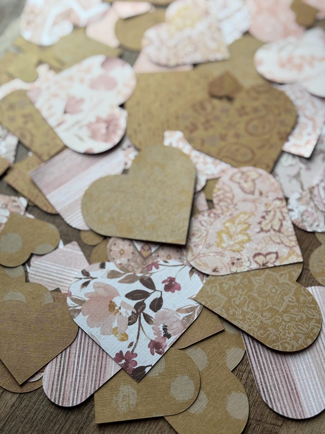Die-cut Pink Heart Placemat