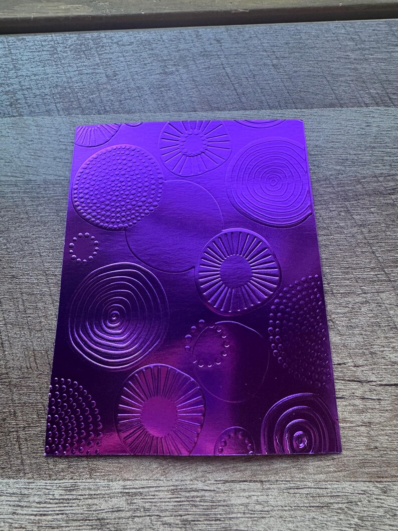 Whimsical Embossed Foil Cardstock Perfect for Scrapbooking, Card Making ...